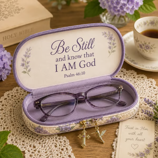 πBe Still Hummingbird Quilted Glasses Case