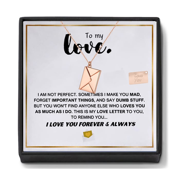✉️ "Love Letter" Necklace Gift Set