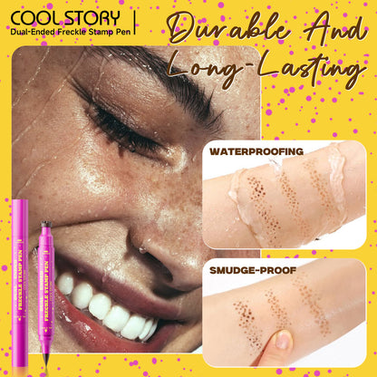 ❤️BUY 2 GET 1 FREE❤️ Dual-Ended Freckle Stamp Pen ✨