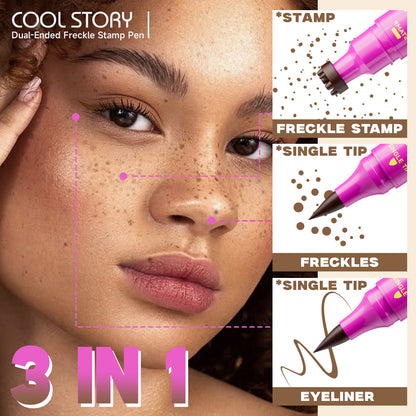 ❤️BUY 2 GET 1 FREE❤️ Dual-Ended Freckle Stamp Pen ✨