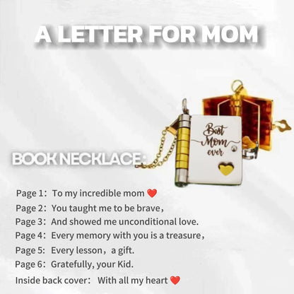 📖Openable Book Necklace❤️Hide your love between the pages❤️