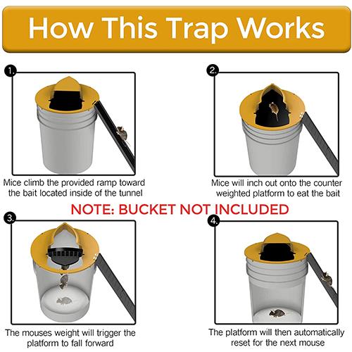 (🔥Spring Hot Sale- 30% OFF) New Bucket Lid Mouse Trap