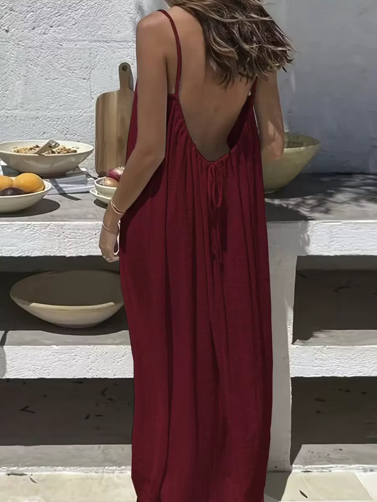 House Backless Maxi Dress – Your Ultimate Home Essential ✨