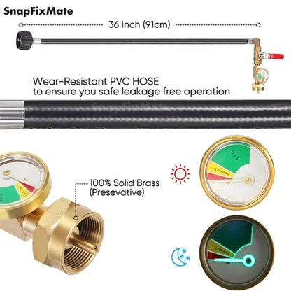 New Year Hot Sale  🔥36 Inch  Propane Gas Tank Adapter Connector