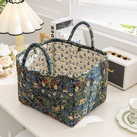 🔥2026 BIG Sale💐💥Boho Fabric Storage Basket🌸