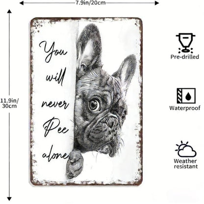 Vintage Black & White Cat Wall Art