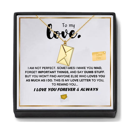 ✉️ "Love Letter" Necklace Gift Set