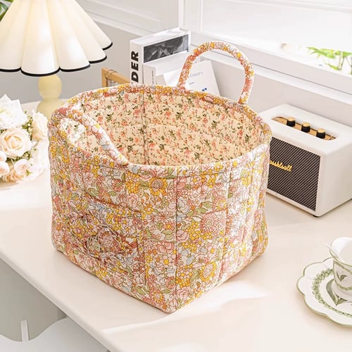 🔥2026 BIG Sale💐💥Boho Fabric Storage Basket🌸