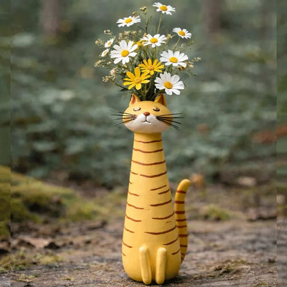 😻Handcrafted Quirky Cat Vase