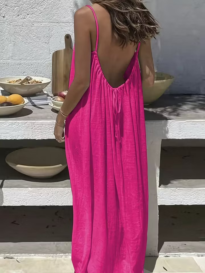 House Backless Maxi Dress – Your Ultimate Home Essential ✨